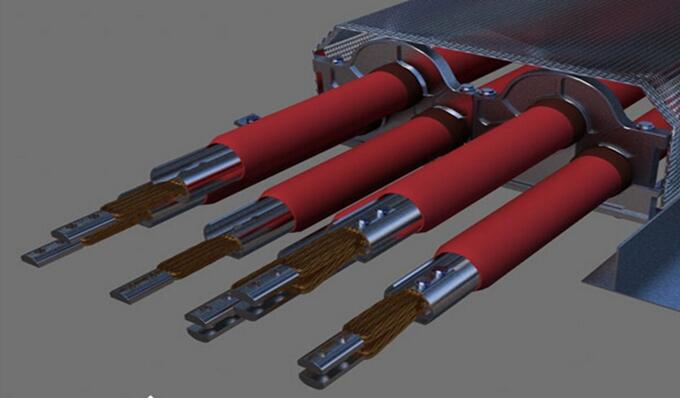 Wind power insulated aluminum bus pipe